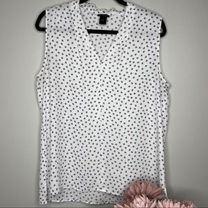 Ann Taylor no sleeve blouse